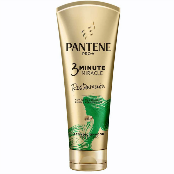 Pantene 3 Minute Miracle Restoration Conditioner - Pro-Vitamin B5 & Antioxidants - Paraben-Free & Color-Safe - 170Ml / 5.74Fl Oz