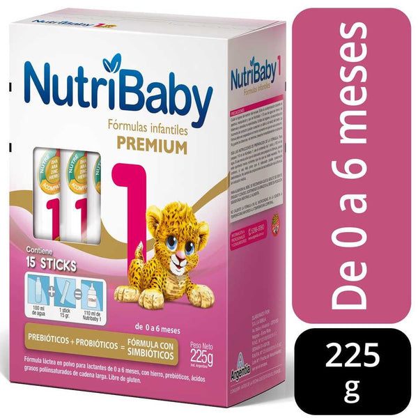 Nutribaby Infant Formula Milk Powder Premium: Essential Fatty Acids for Brain Development, Vitamins & Minerals, Hypoallergenic 15 Units Ea.