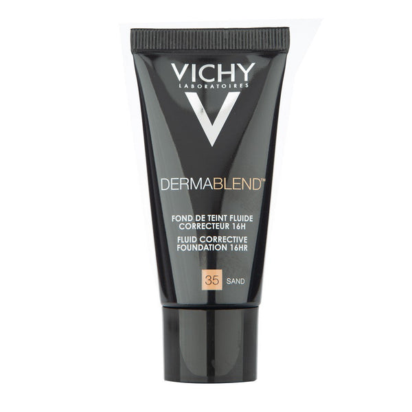 Vichy Dermablend Sand Foundation: Ultra Matte Finish, High Coverage, Moisturizing Texture & SPF 25 Protection (30Ml / 1.01Fl Oz) .