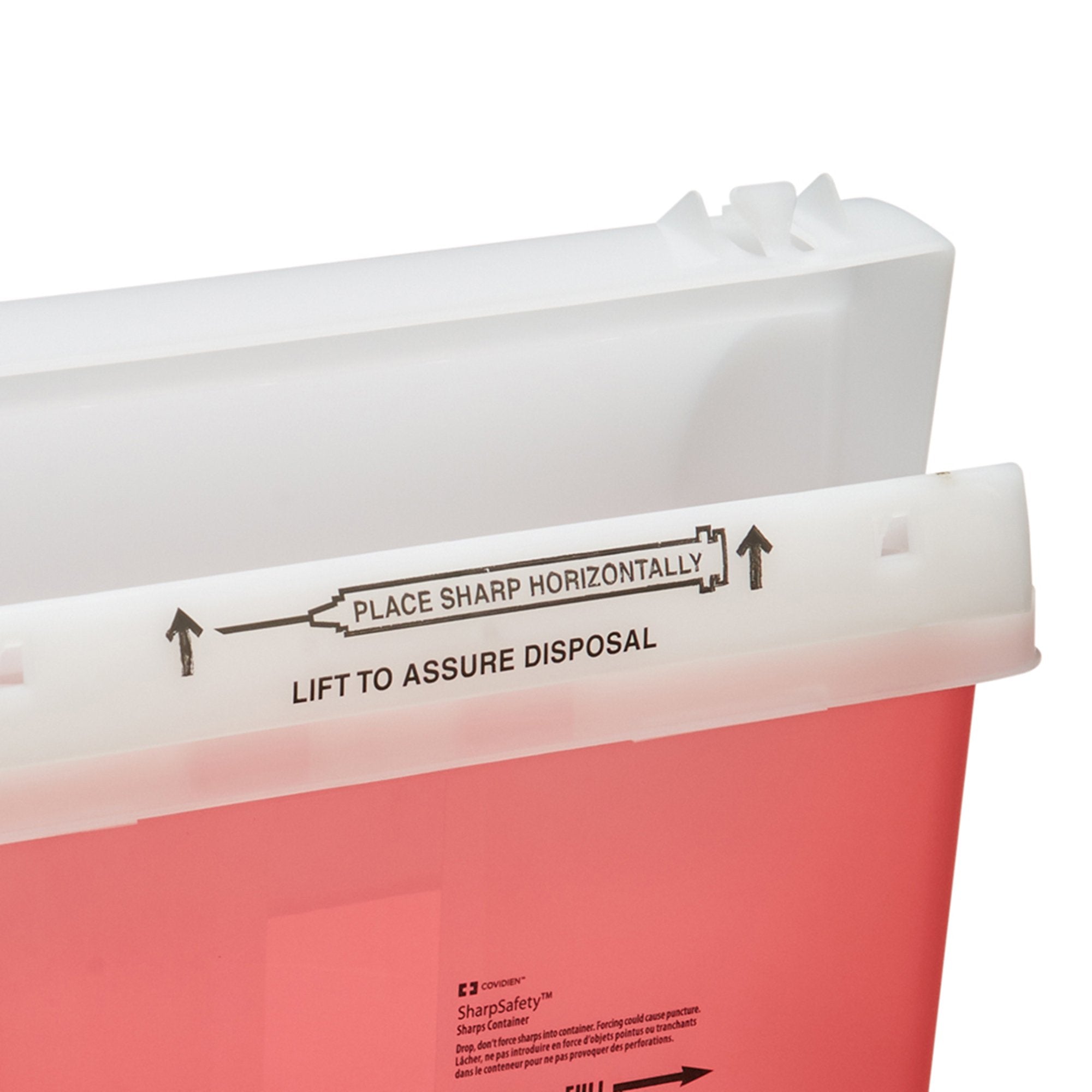 SharpStar™ In-Room™ Sharps Container 1.25 Gal, Translucent Red - 20 Pack