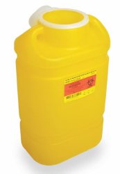 BD Chemotherapy Sharps Container, 12 x 10½ x 7½ Inch (1 Unit)
