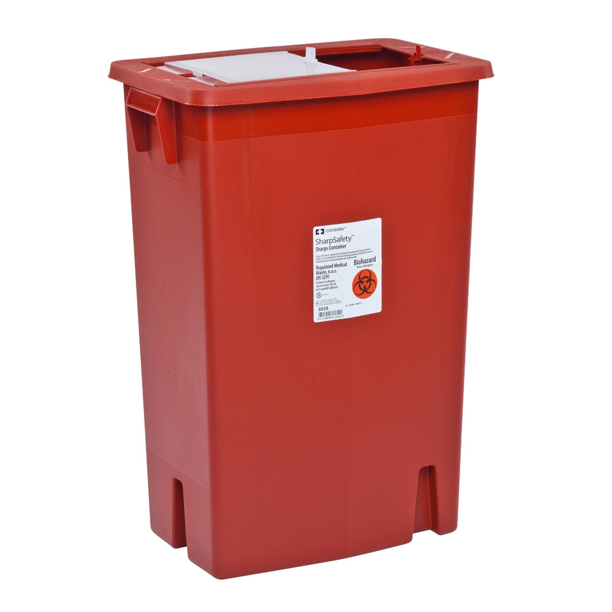 SharpSafety™ 18 Gallon Sharps Container - Secure Medical Waste Disposal
