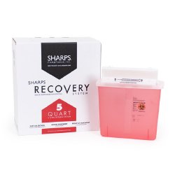 Sharps Recovery System™ Mailback Sharps Container, 12-1/4 x 4-3/4 x 10-1/2 Inch (1 Unit)