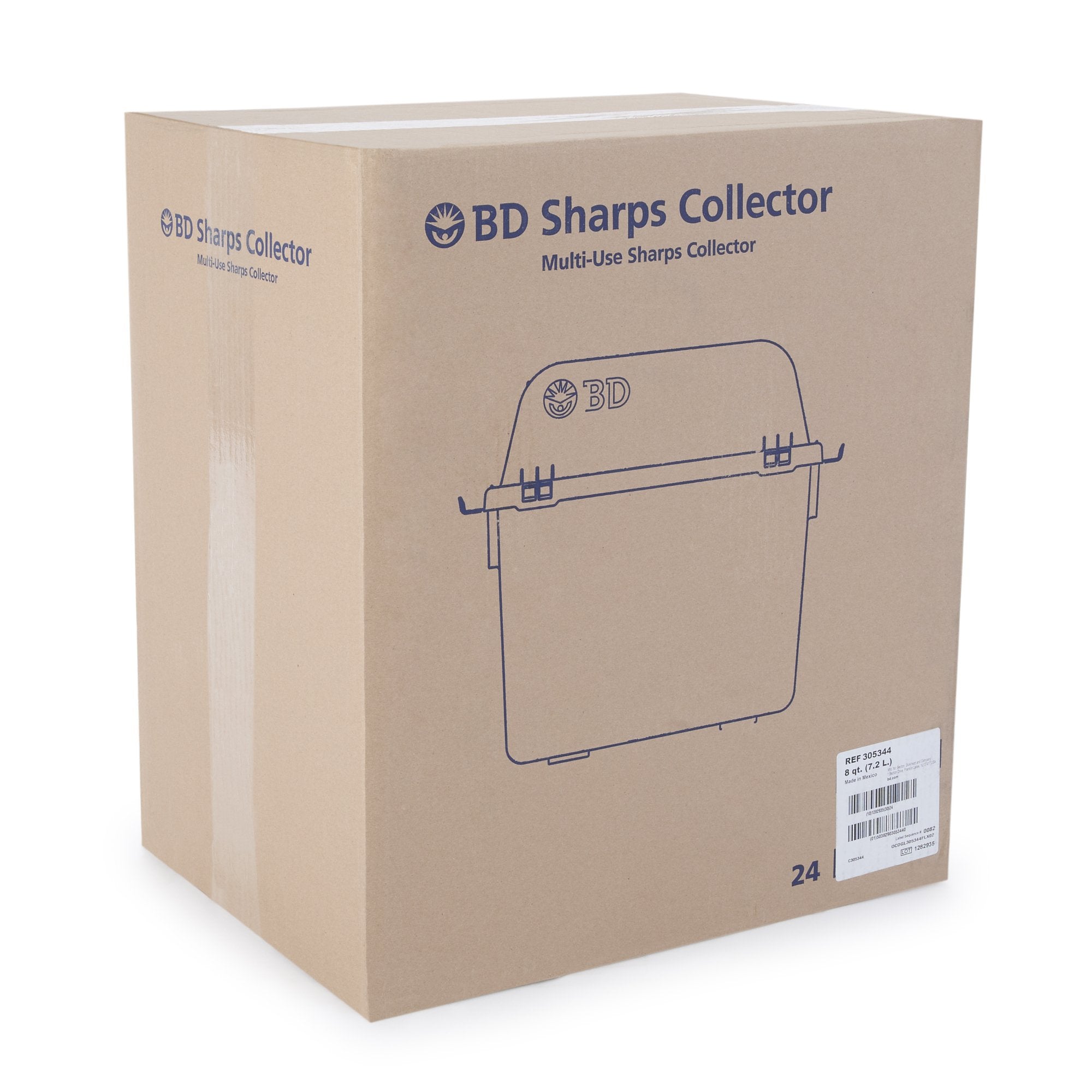 BD™ Multi-purpose Sharps Container, 10.3 x 11.3 x 6.8 Inch (24 Units)