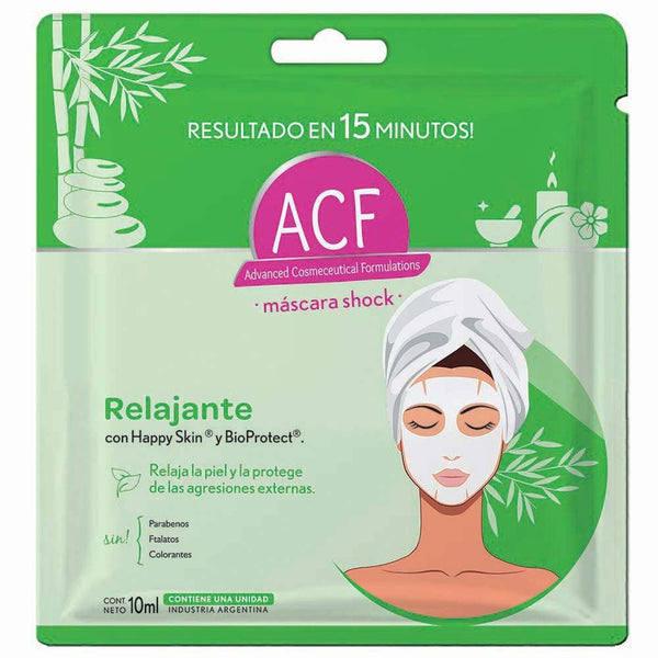 Acf Facial Mask Relaxing Shock Antiesters Refreshes (10Ml / 0.33Fl Oz)
