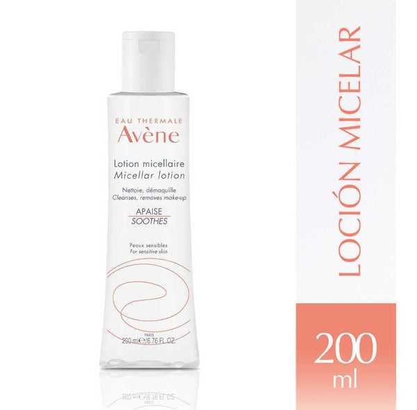 Avene Micellar Makeup Remover Lotion: Gently Removes Impurities and Makeup for All Kinds of Skin 200Ml / 6.76Fl Oz