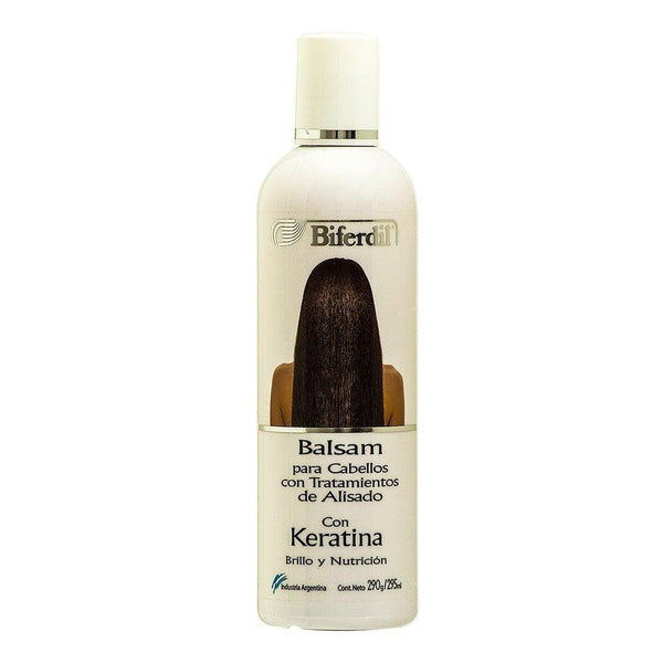 Biferdil Balsam With Keratin - 200ml / 6.76Fl Oz - Strengthens Hair Fibers, Reduces Frizz & Flyaways