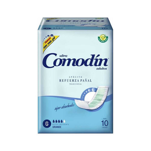 Comodin Incontinence Shapes Reinforces Large Diaper (10 Units): Breathable, Odor Control, Super Absorbent & More!