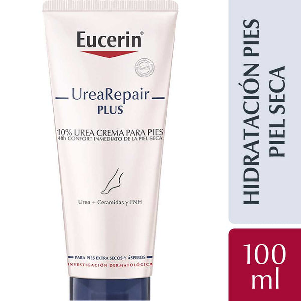 Daily Moisturizing with Eucerin UreRepair Plus 10% Repair Foot Cream - 100mL/3.38Fl Oz