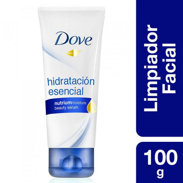 Dove Essential Hydration Facial Cleaner with Natural Ingredients (100Gr / 3.5Oz) : Gentle, Hydrating, Non-Drying, Non-Comedogenic
