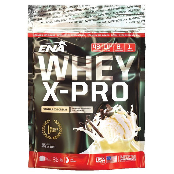 Ena Whey X Pro Vanilla Sports Supplement (453Gr / 15.97Oz): High Quality Protein, No Artificial Colors or Flavors, Low Fat & Cholesterol