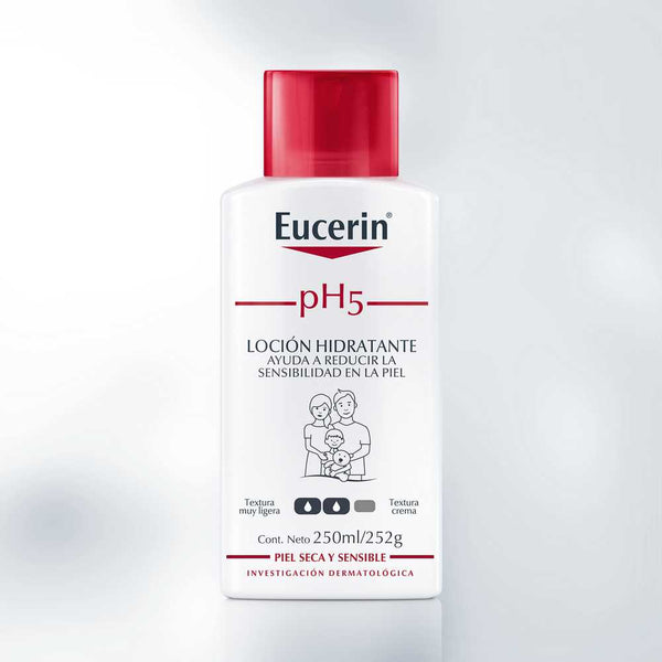 Eucerin pH5 Moisturizing Body Lotion for Dry and Sensitive Skin: Long-Lasting Hydration with pH Balance System Technology 250ml / 8.45fl oz