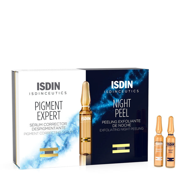 ISDIN Pigment+Night Peel 10+10: A Depigmenting Ampoule for Even, Radiant Skin Tone