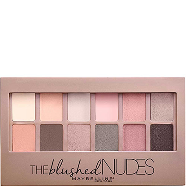 Maybelline The Blushed Nudes Palette Eyeshadow: 12 Hour Wear, Easy to Blend, Cruelty Free & Mirror Included 9.6Gr / 0.32Oz