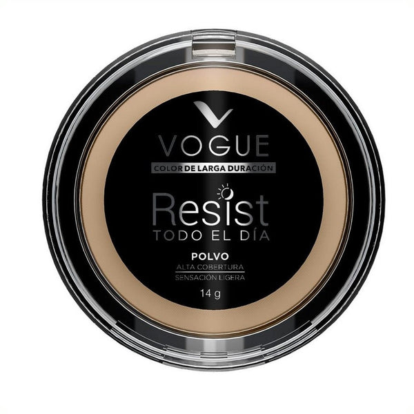 Vogue Resist Natural Compact Powder: Lightweight, Natural Coverage, Matte Finish, SPF 15 Protection & More 14G / 0.49Oz